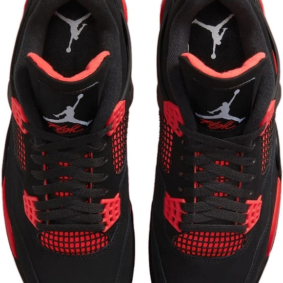 Nike air Jordan 4 retro mid red thunder - Picture 2 of 10